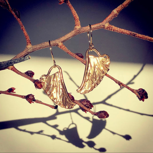 Bronze Wing Earrings