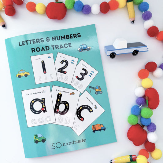 Road Trace Activity Book