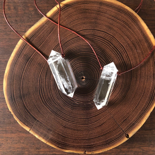 Quartz Crystal Adjustable Necklaces