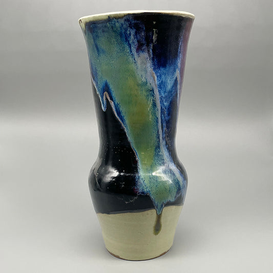 Black/Sage Vase