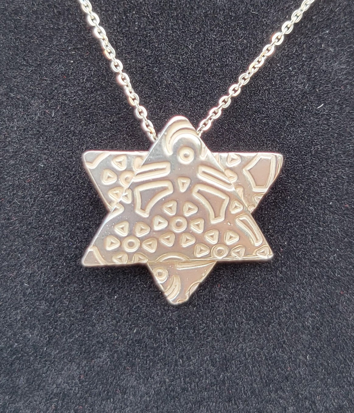 Textured Star of David