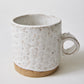 White-Speckled Sweater Season Honeycomb Mug