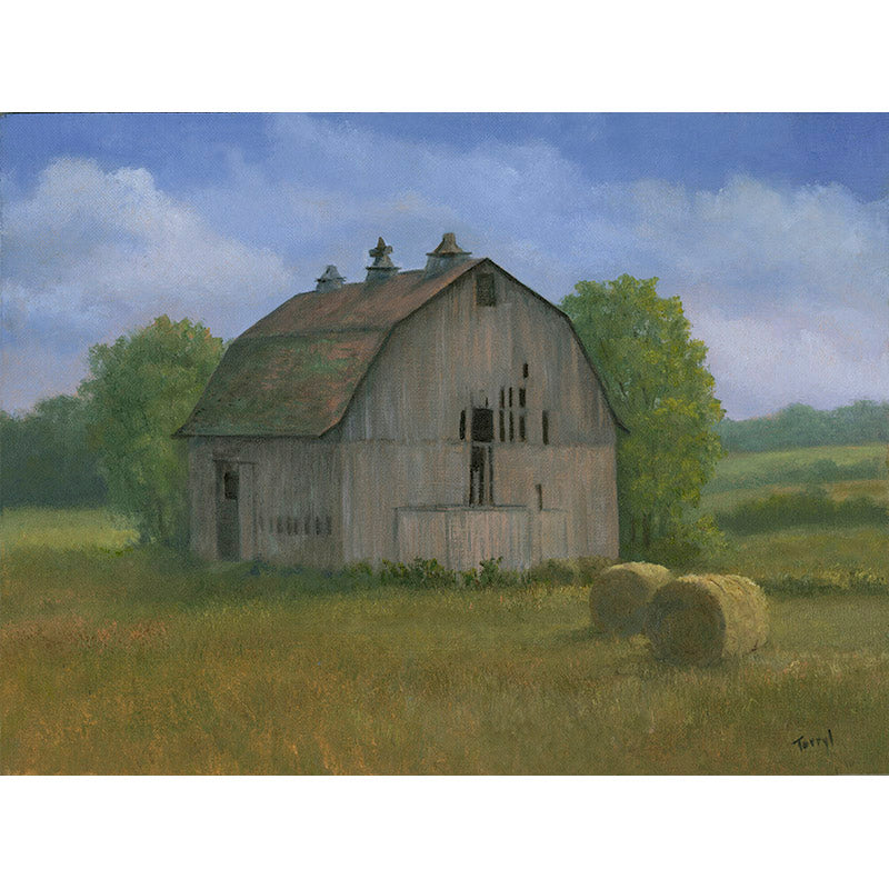 Barn and Bales