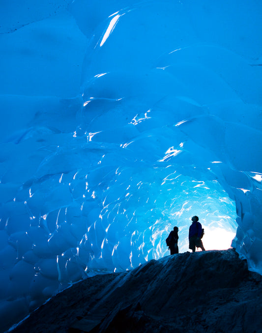 Glacial Ice Cave in Juneau, Alaska