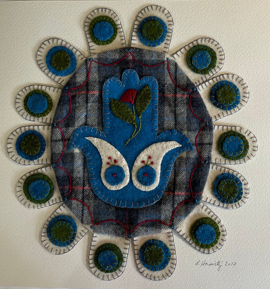 Plaid Hamsa