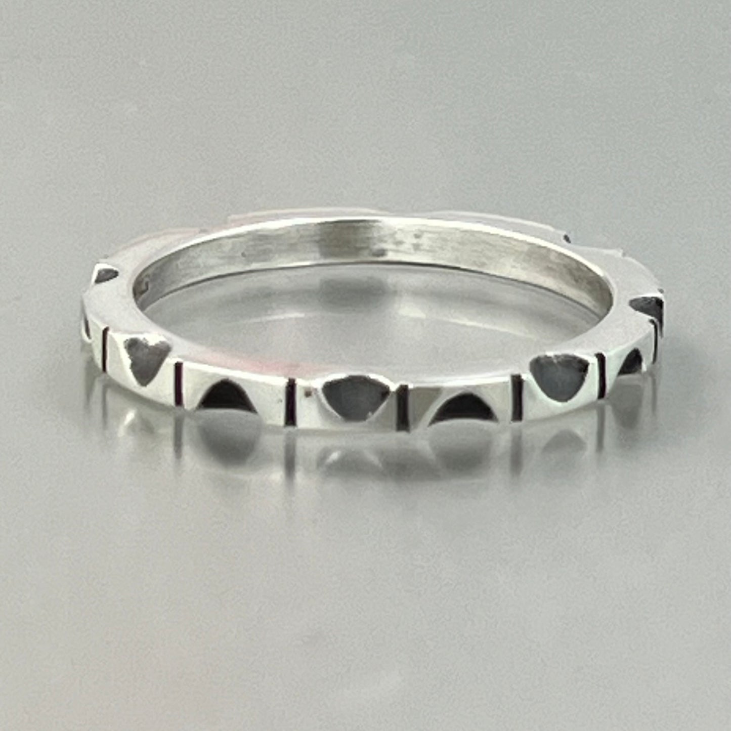 Swiss Cheese Filework Ring