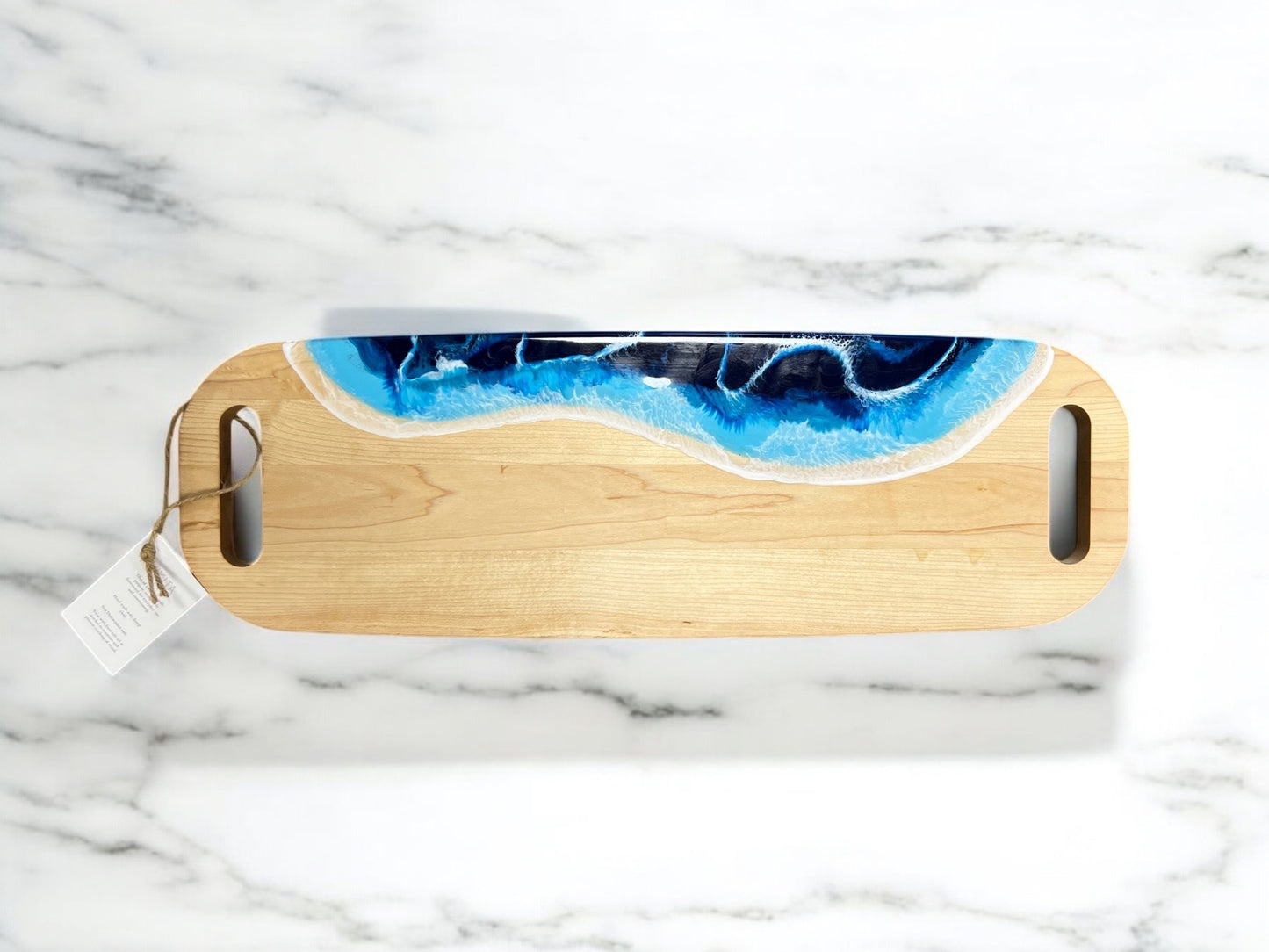 Double Keyhole Cheese Charcuterie Board