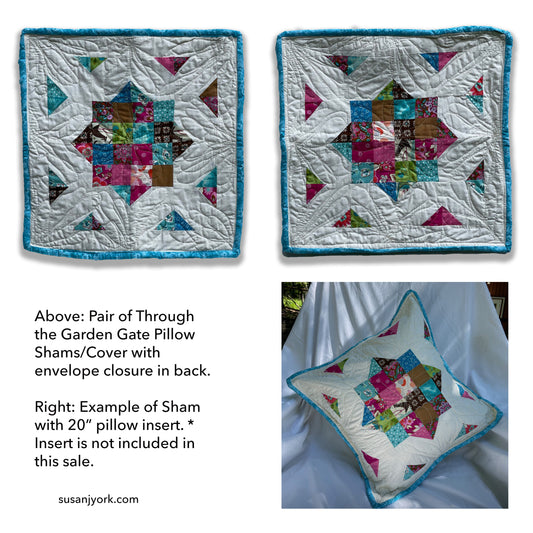 Through the Garden Gate Pair of Pillow Covers (Pair)