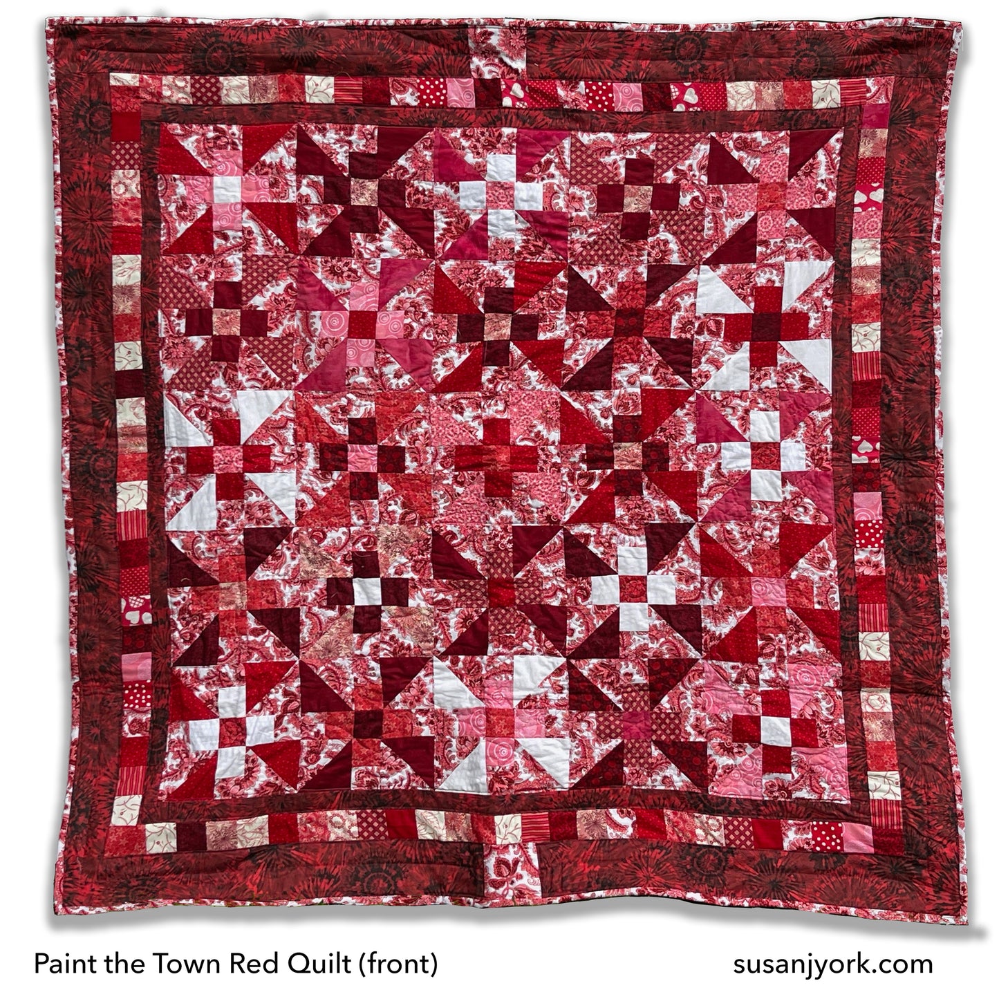 Paint the Town Red Quilt