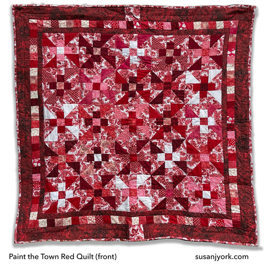 Paint the Town Red Quilt