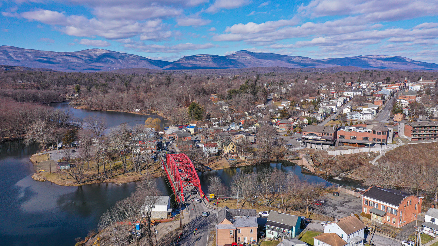 Snowy Small Town (Saugerties, NY)