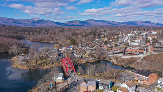 Snowy Small Town (Saugerties, NY)