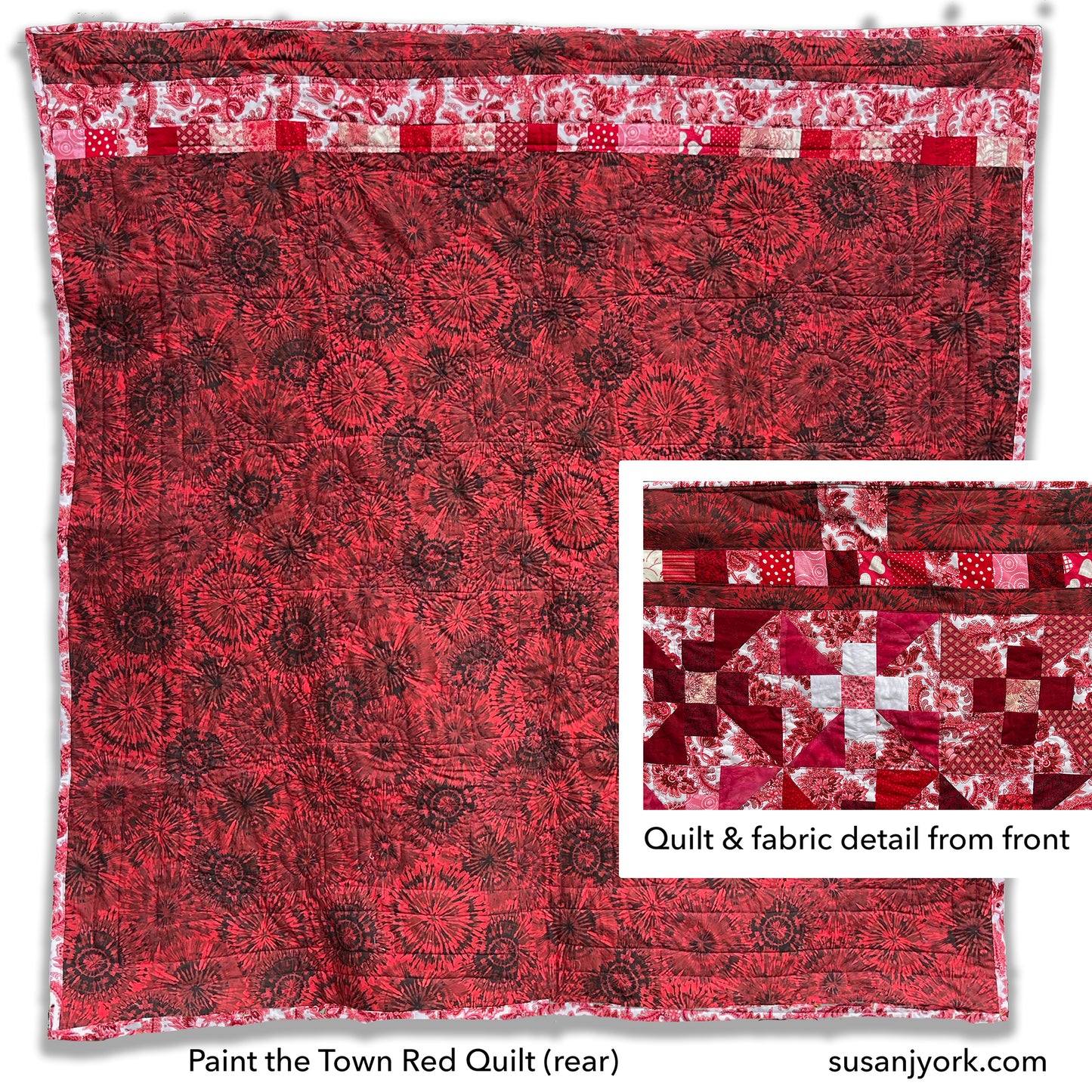 Paint the Town Red Quilt