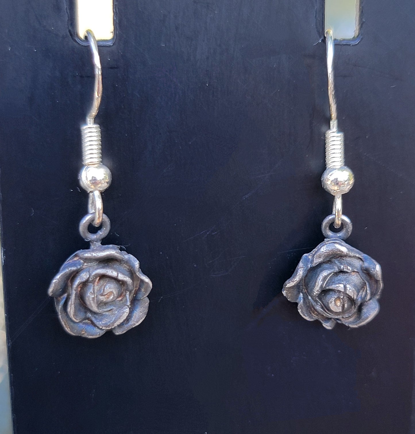 Tiny Rose Earrings