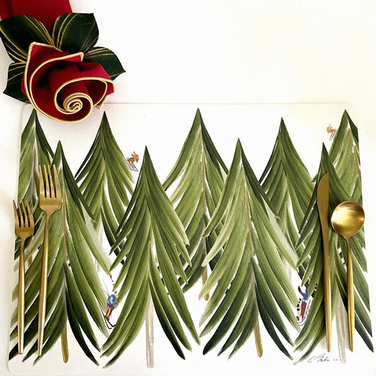 Winter Mountain Place-Setting