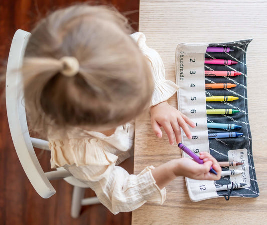Crayon Holder With Crayons