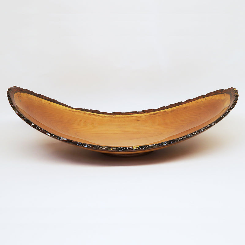 Large Natural Edge Cherry Bowl