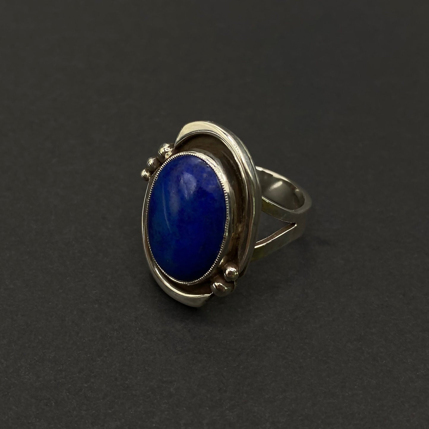 Sterling Silver and Lapis Ring
