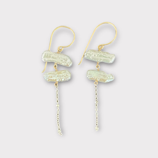 Stick Pearl Earrings
