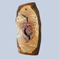 Spalted Birch Open-Knothole Clock