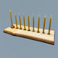 Live-Edge Ash Menorah