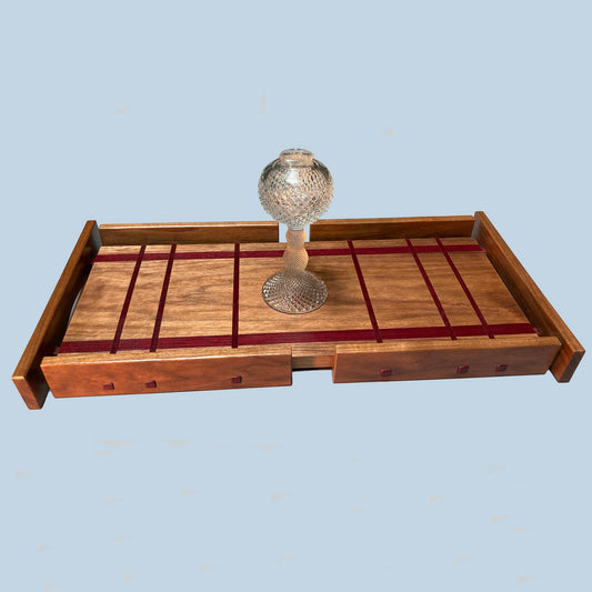 Walnut and Purpleheart Display