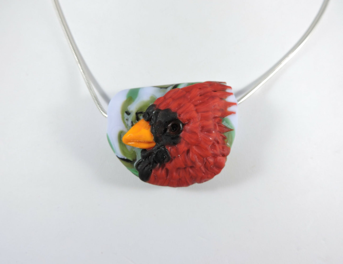 Cardinal Portrait Pendant