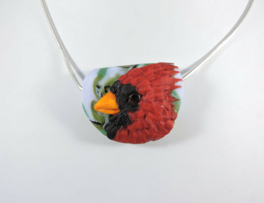 Cardinal Portrait Pendant