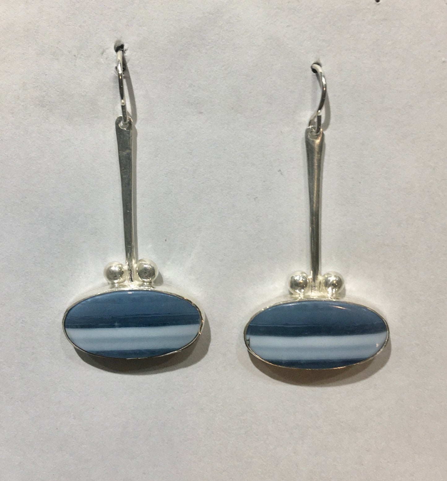Blue Opal Earrings
