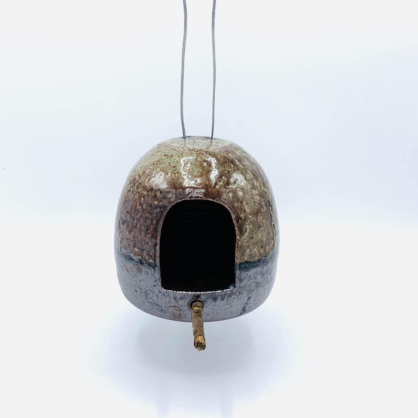 Salt Fired Bird House 18