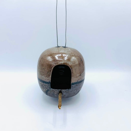 Salt Fired Bird House 19