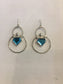 Sterling Silver and Topaz earrings