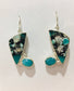 Opalized Petrified Wood Earrings