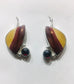 Mookaite and Garnet Earrings